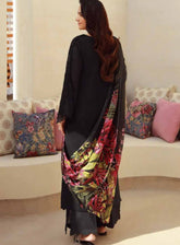 Gulmina Embroidered Lawn 3 Piece Unstitched Suit GM25US D-BLACK MAGIC